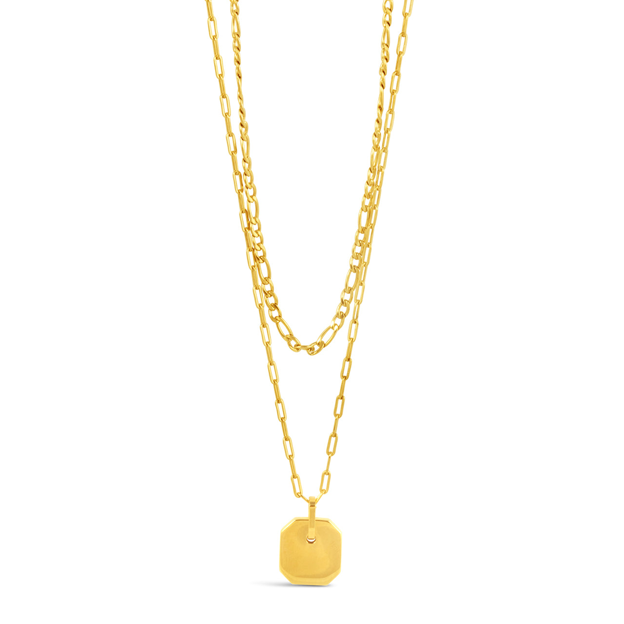 Layered Necklace Gold