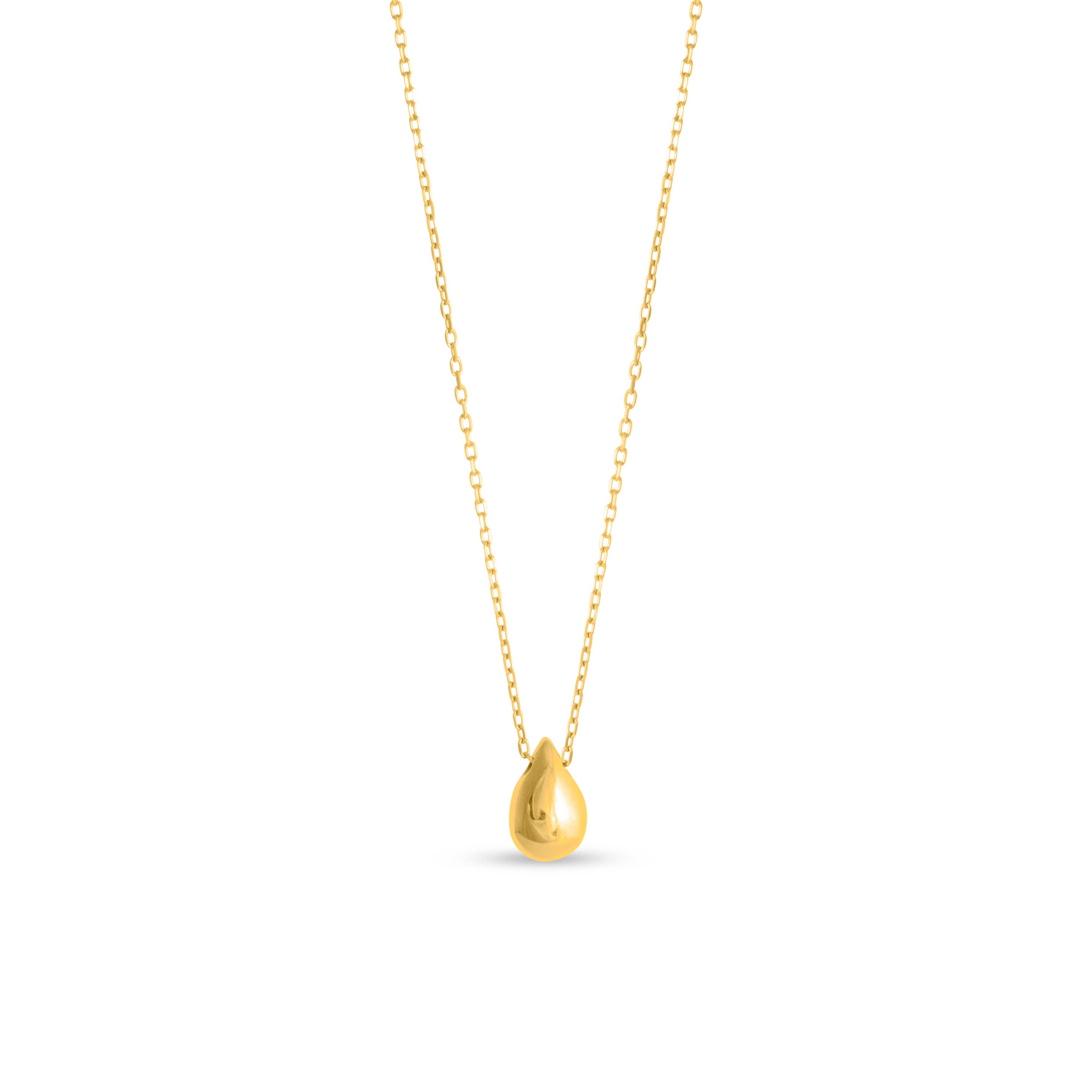 Petite Teardrop Necklace - Gold