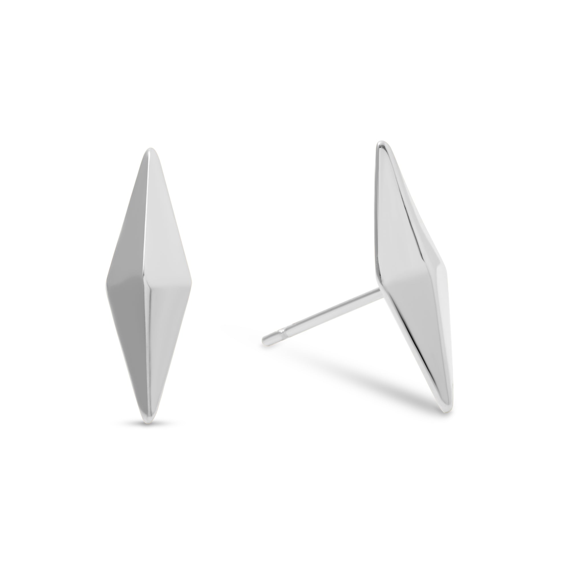 Rivet Stud Earrings - Silver