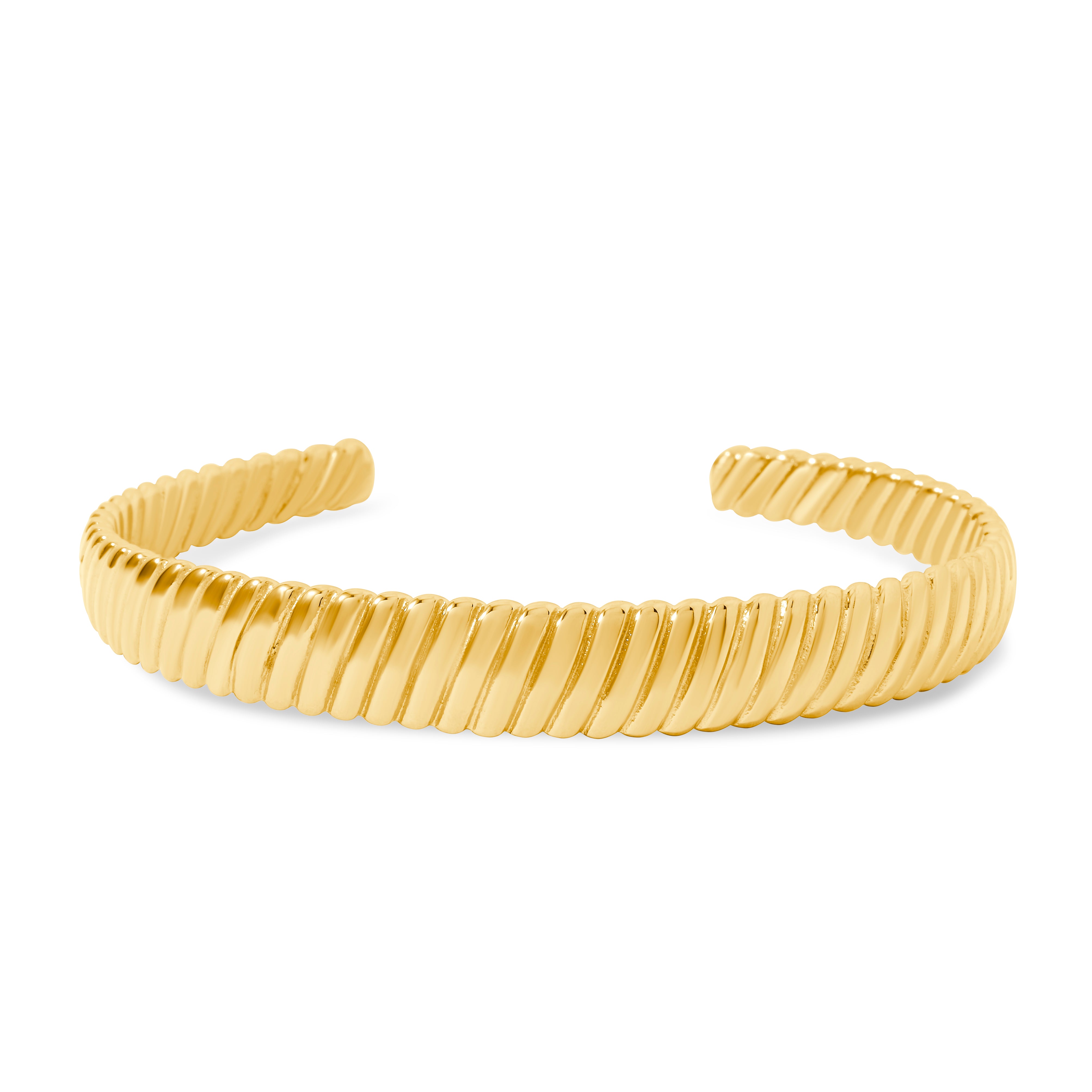 Twisted Bracelet - Thick - Gold