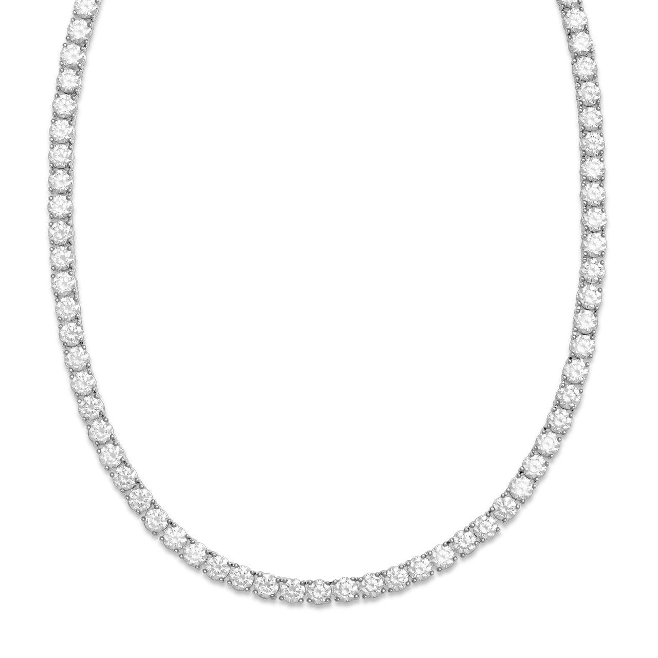 Tennis Necklace Silver
