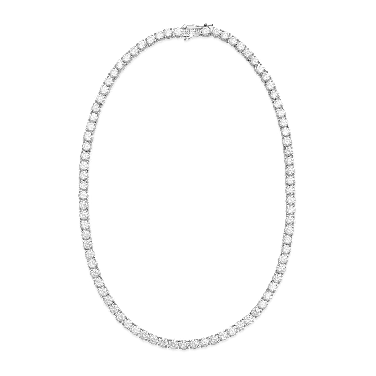 Tennis Necklace Silver