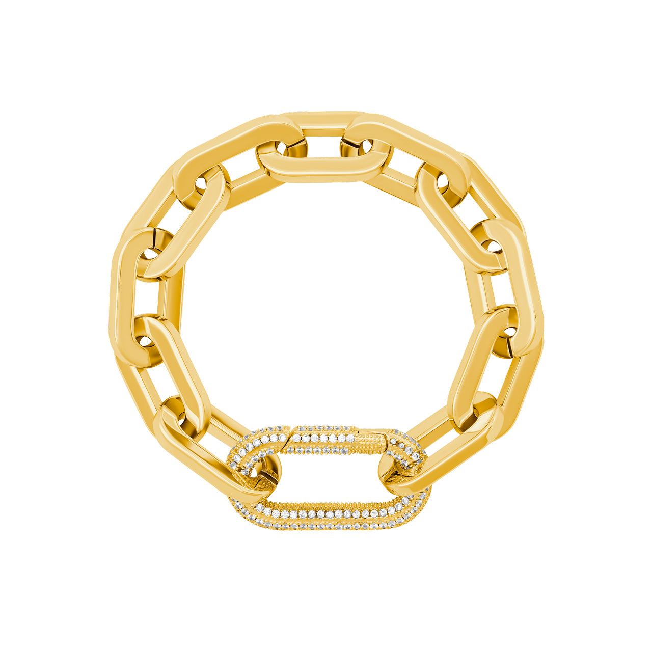 Tesoro Link Bracelet Gold