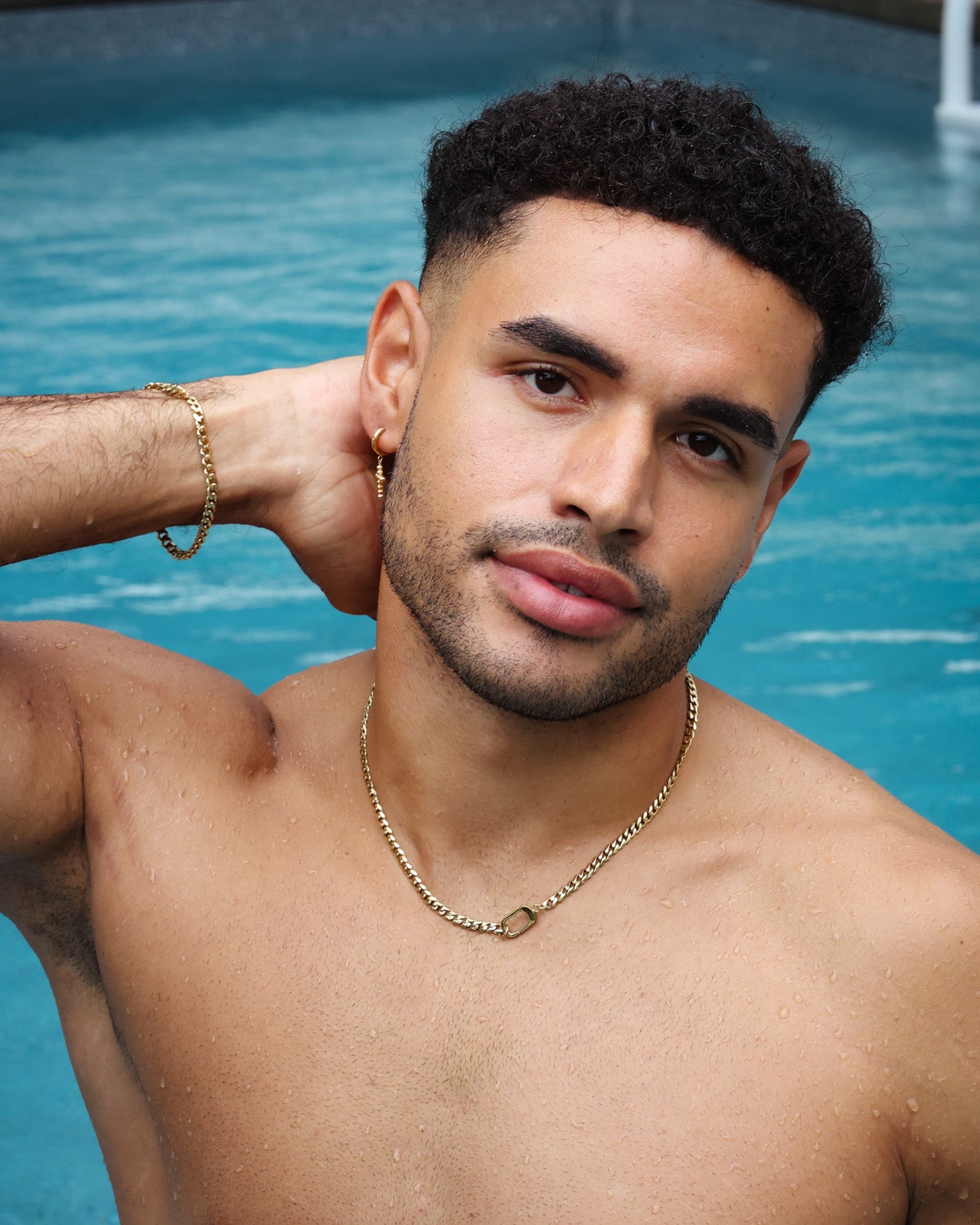 Nautical Clasp Chain Bracelet Gold