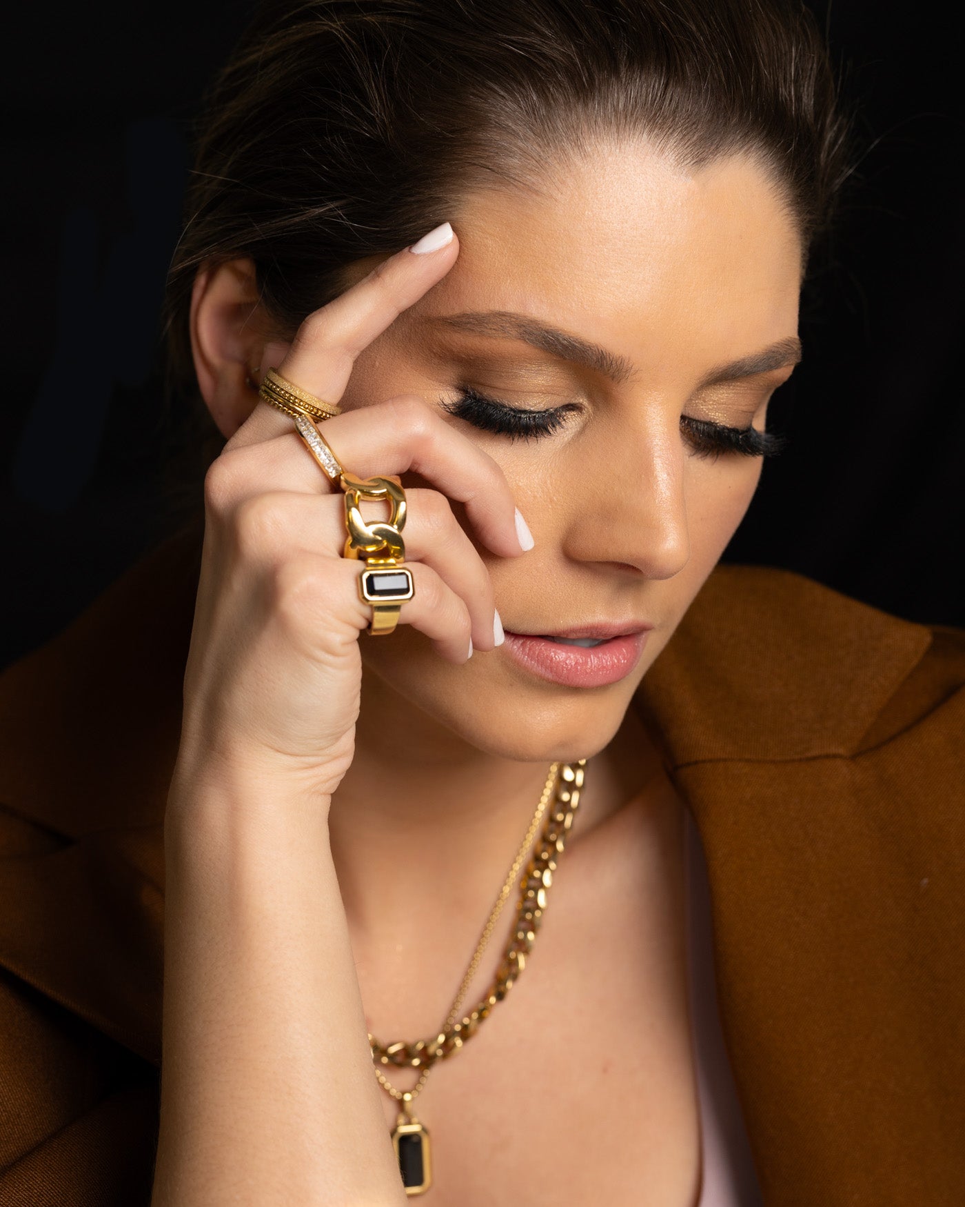 Eternity Band Ring Gold