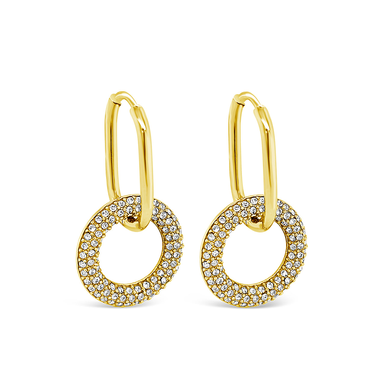 Preciosa Lock Earrings Gold