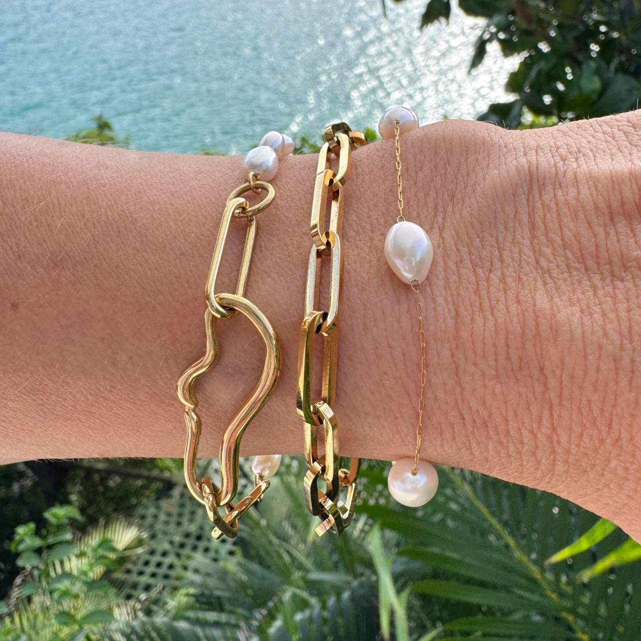 Coastal Edge Bracelet Bundle - Silver