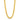 Flat Curb Chain Necklace Gold