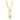 Heart Toggle Necklace Gold