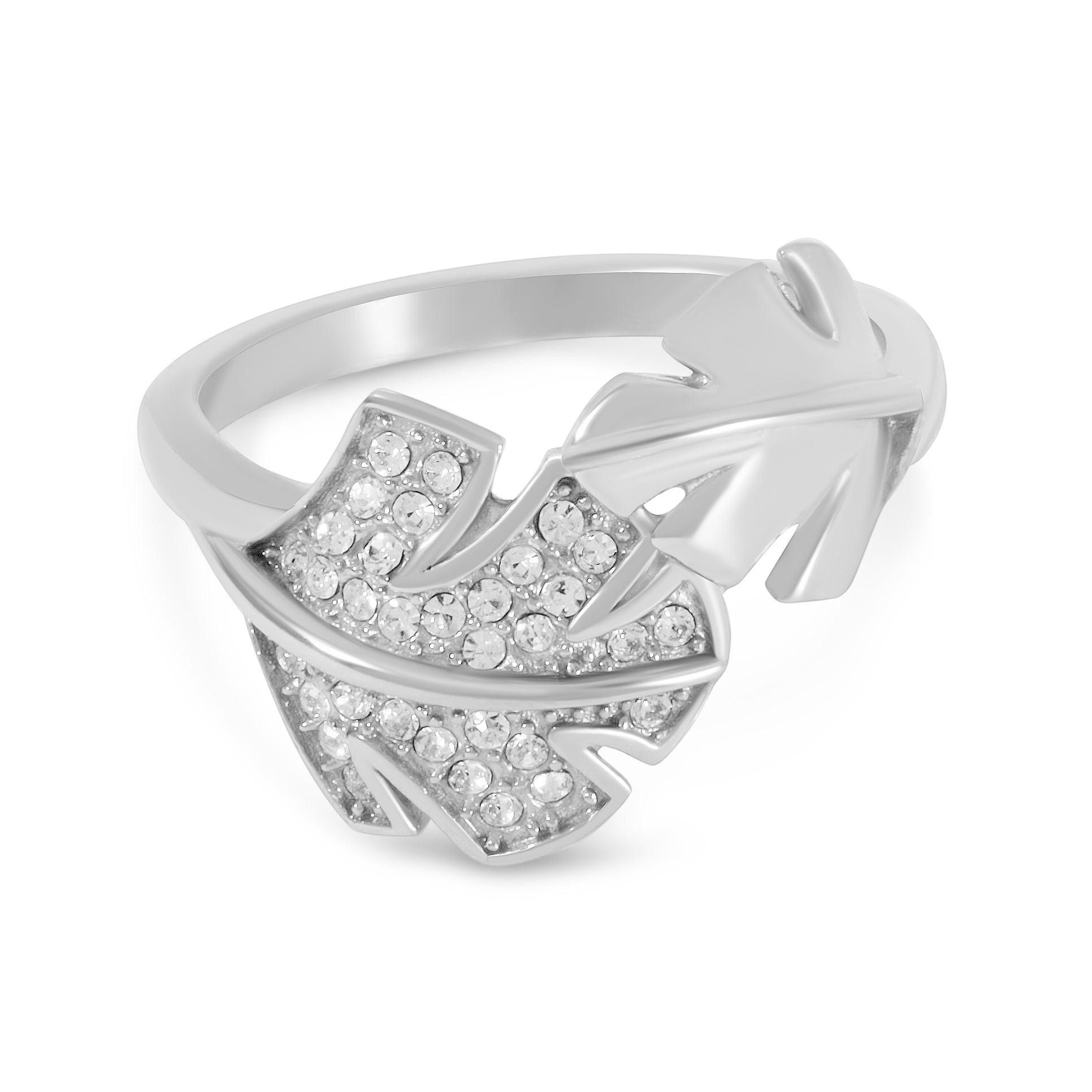 Preciosa Palm Frond Ring - Silver