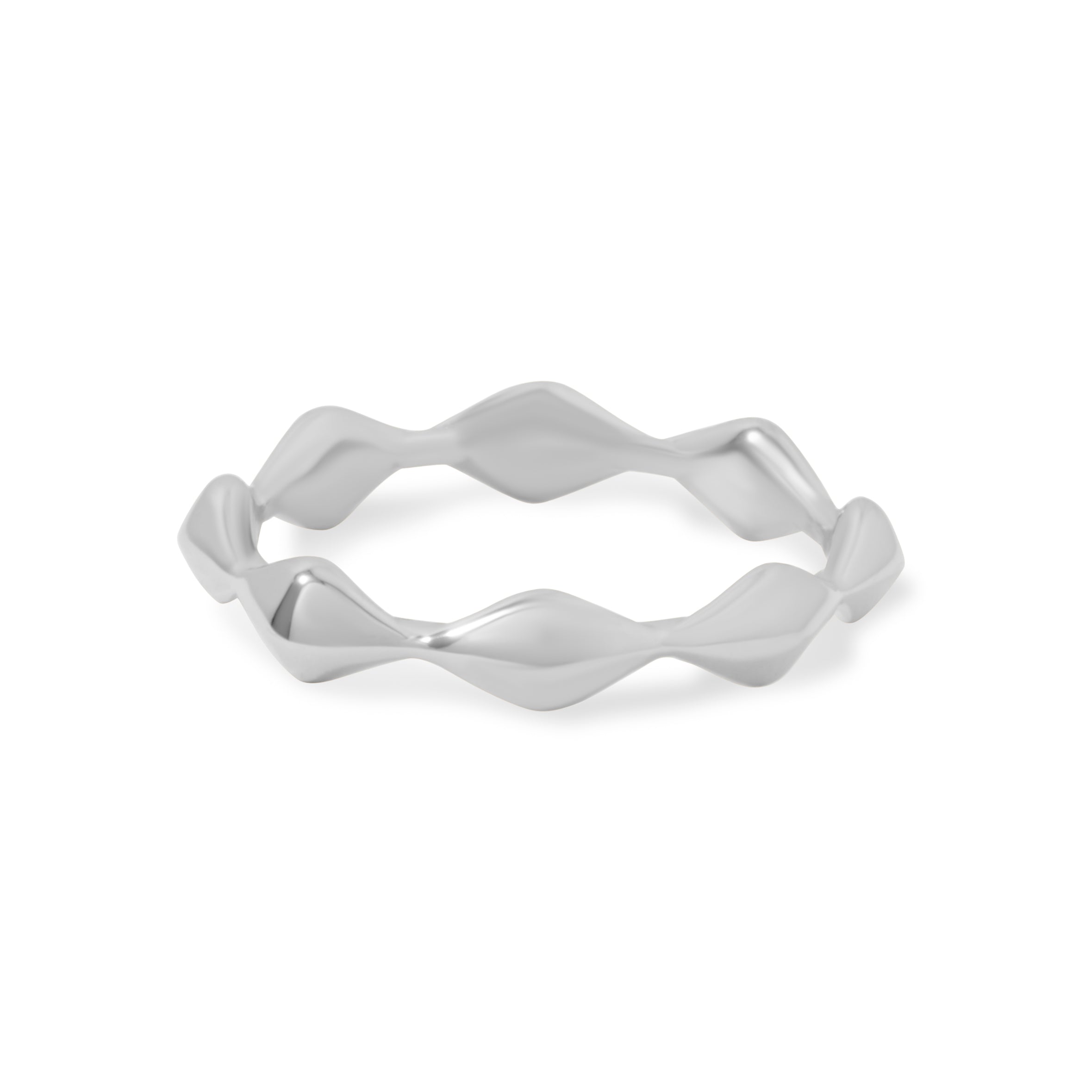 Rivet Stacker Ring - Silver