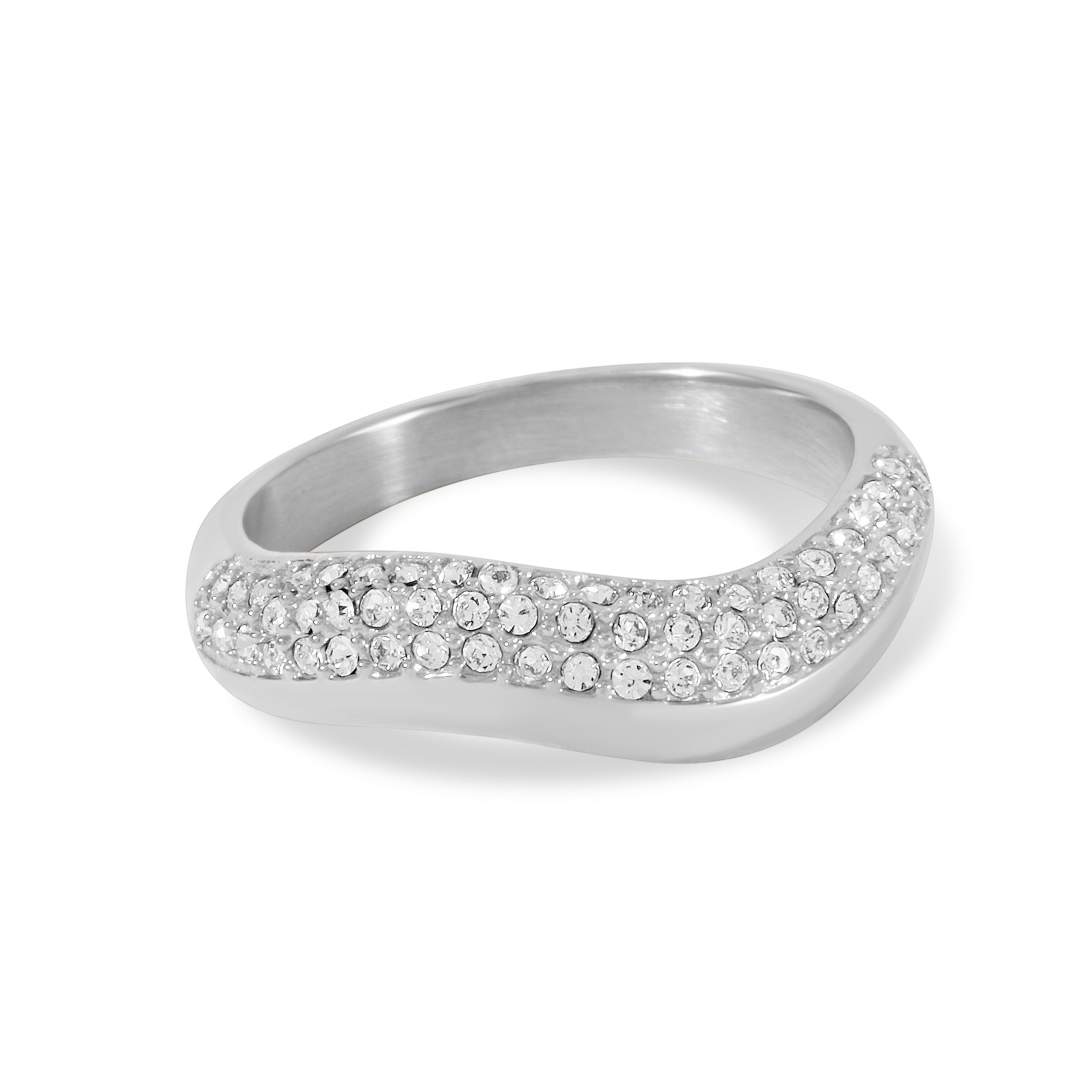 Wavelength Ring Silver