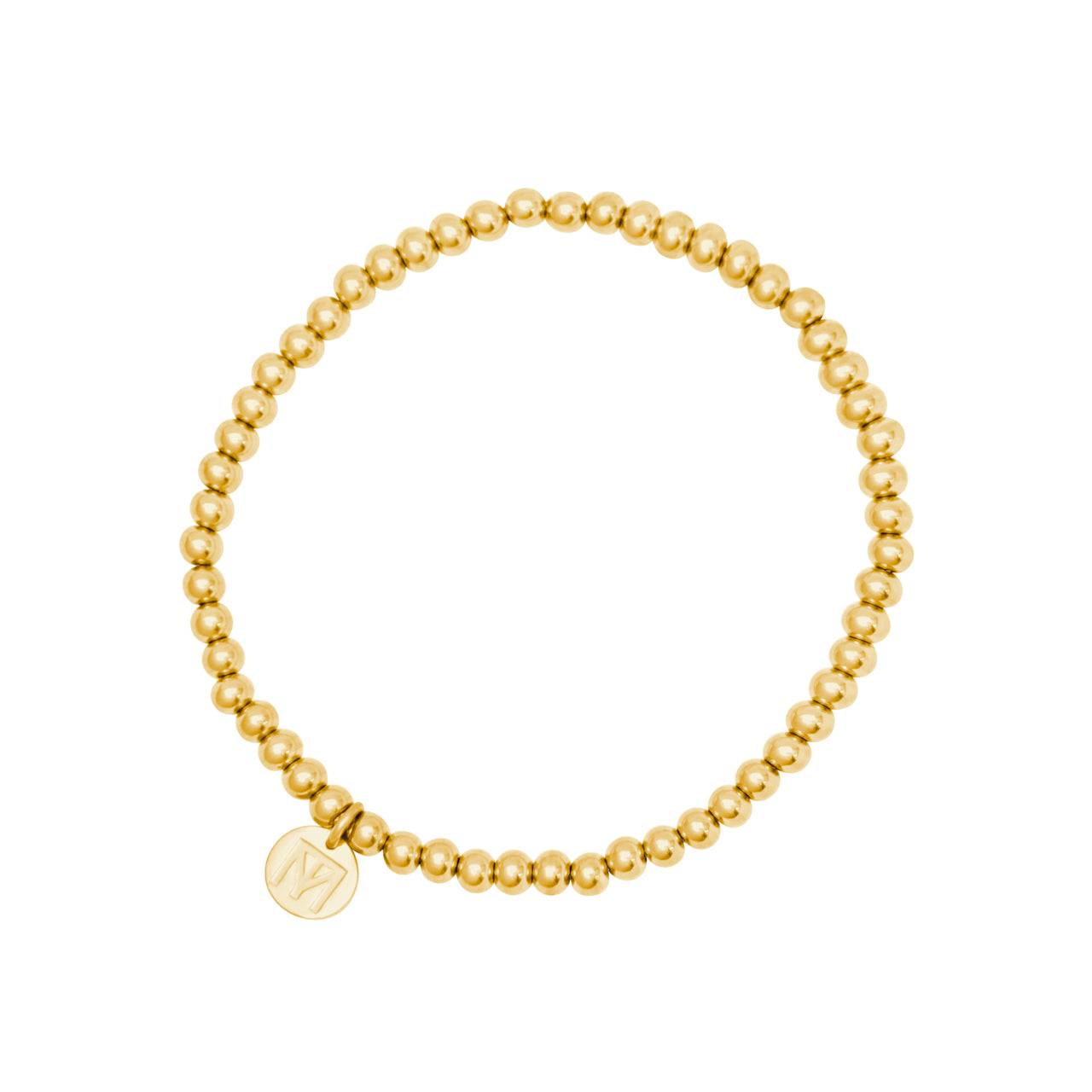Elegant Beaded Bracelet Gold