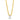 Cut Gemstone Necklace Gold