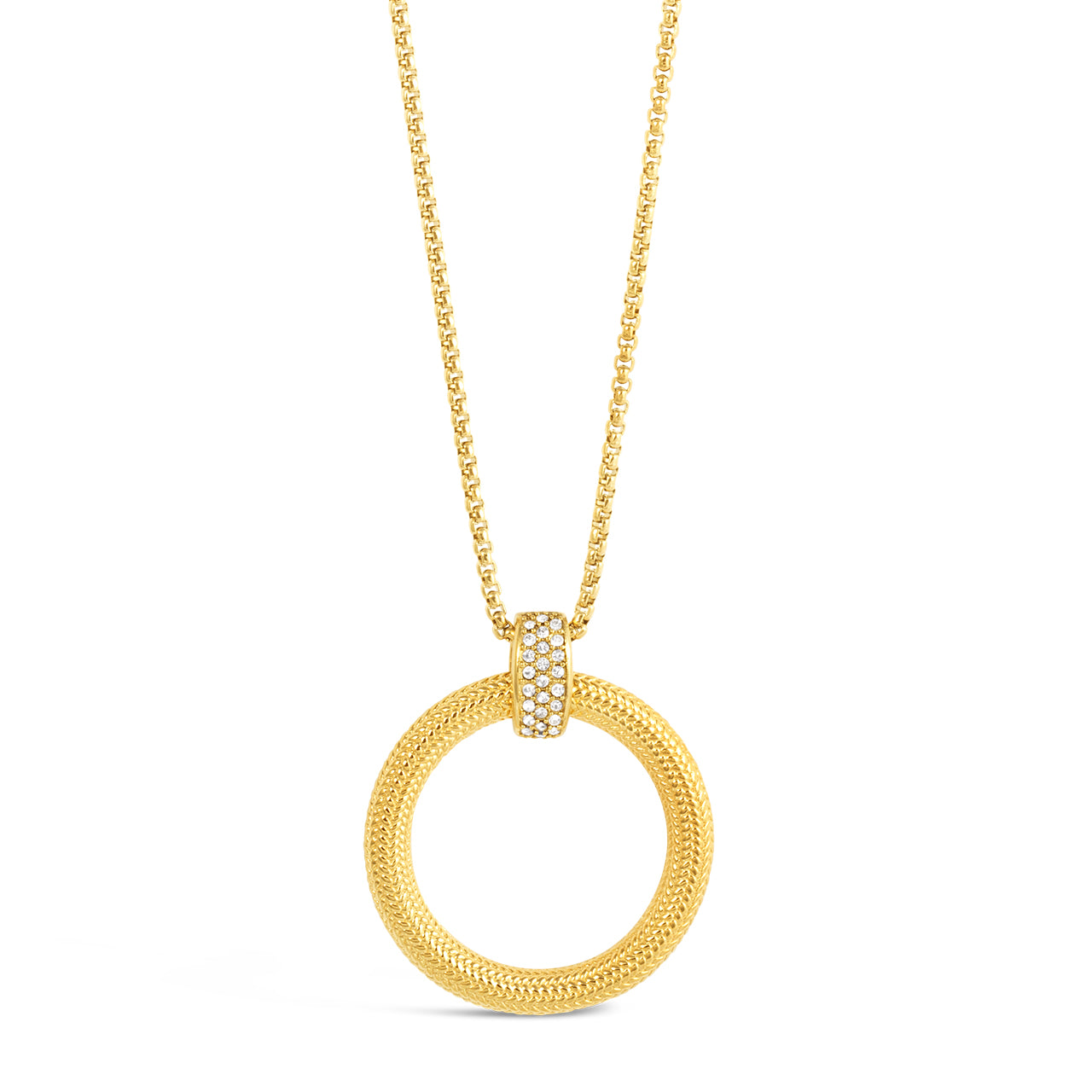 Round Preciosa Necklace Gold