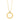 Round Preciosa Necklace Gold