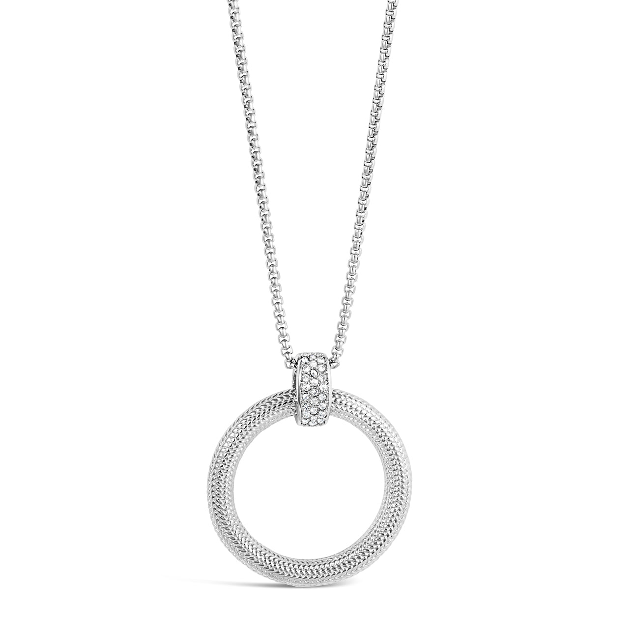 Round Preciosa Necklace Silver